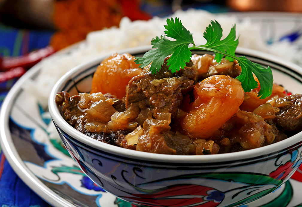 Persian Lamb Stew with Apricots